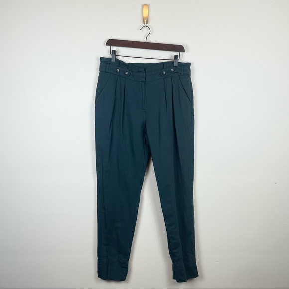 Topshop Pleated Paperbag Pants Size 10 - Picture 6 of 6